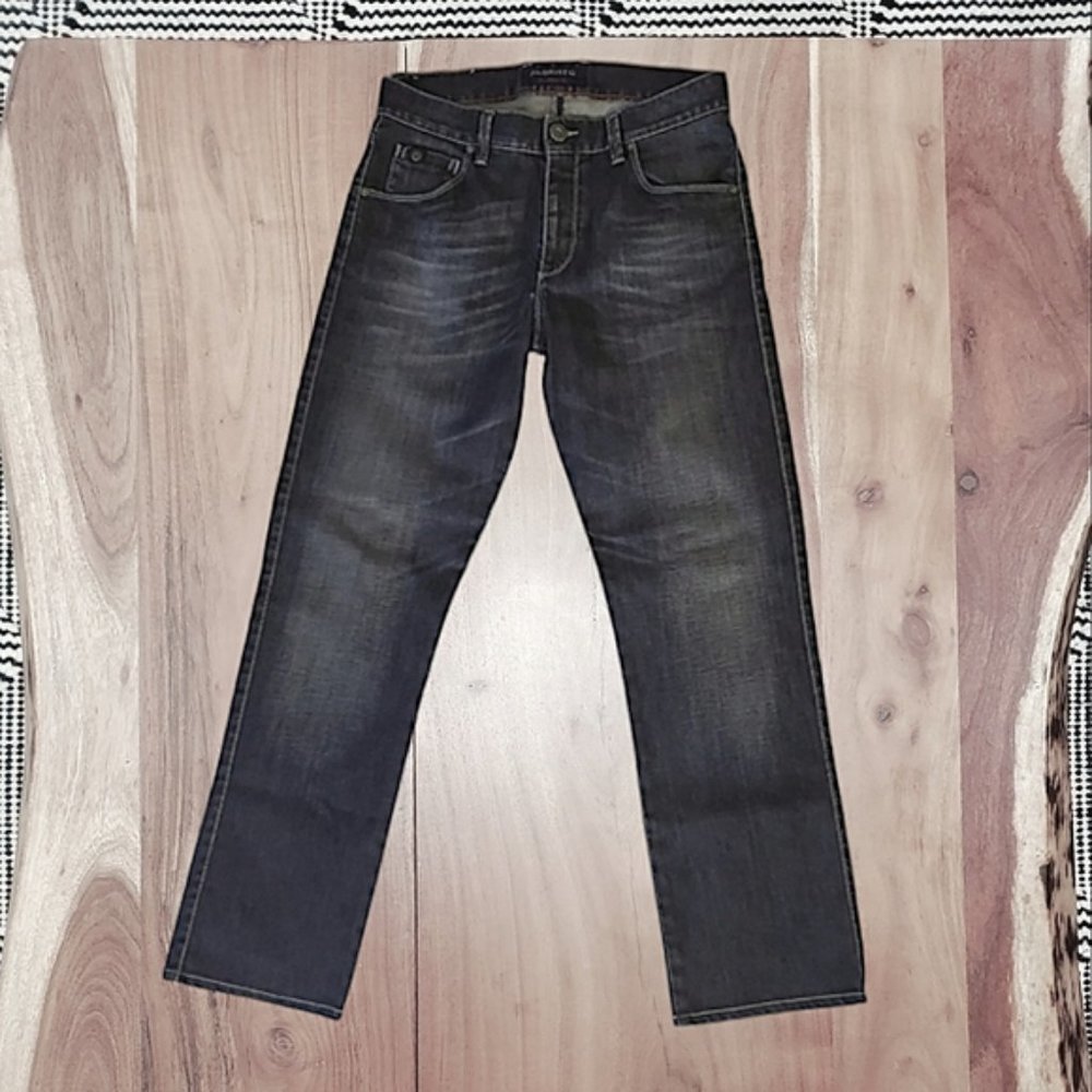 ALBERTO Stone S-IV- 990 Extra Flat Modern Straight Fit Size 32/36